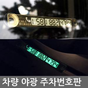 PN-0617 야광 주차번호판