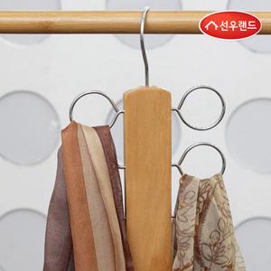 스카프/넥타이 버티컬 원목옷걸이 1개