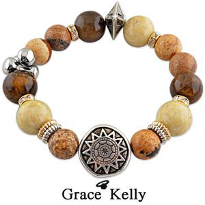 [그레이스켈리]빈티지 카니발 원석 팔찌