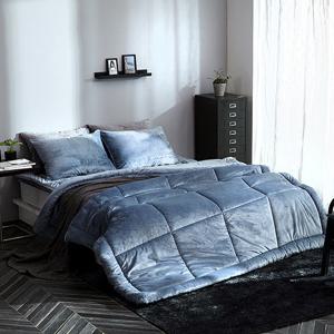 [심플라이트] 로렌 밍크터치 극세사 차렵이불세트 Q