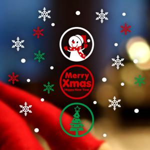 크리스마스 눈꽃 스티커/랄랄라 X-mas 눈사람-모빌