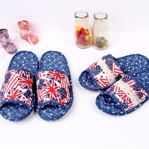 더블패드 영국 면실내화/거실화/슬리퍼/실내화/덧신