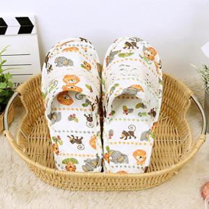 더블패드 애니멀 면실내화/거실화/슬리퍼/실내화/덧신