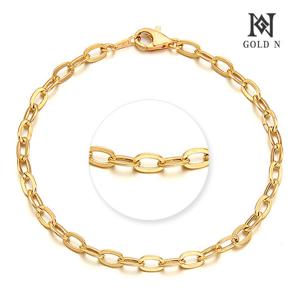 골드앤 18K 폴인러브3 할로우 팔찌 YG