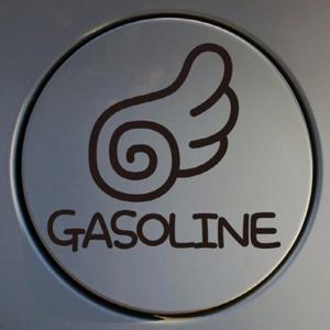 주유구스티커_날개라인 가솔린