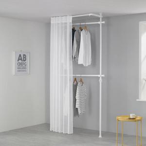 왕자 어바웃드레스룸2P-일반_체크시스루/헹거/드레스룸행거/행거