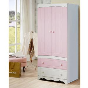 [유니콘]플라워 투서랍옷장 파스텔톤 색상