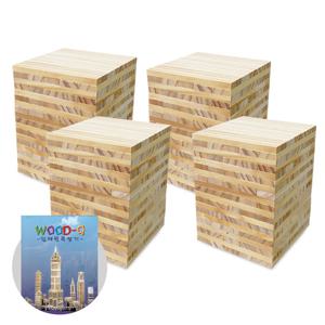(가베가족)KS1304 큰솔 원목카프라400pcs+예제집