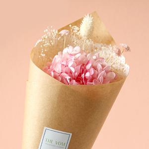 [더봄/프리저브드플라워] 핑크 수국미니부쉬