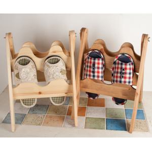 [서운아트] 사다리 원목 실내화&슬리퍼걸이/꽂이/정리대 (2단)