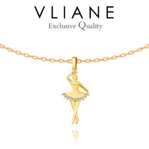 [브리앙] 18K 발레리나 다이아몬드 목걸이 (금목걸이,선물)