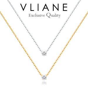 [브리앙] 18K 베이직 0.2캐럿 다이아몬드 목걸이 (금목걸이,2부)