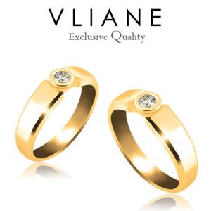 [브리앙] 18K 브뤼셀 다이아몬드 커플링 세트 (1부,금반지)