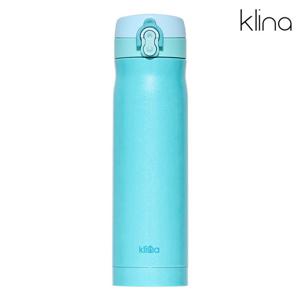 클리나 보온보냉 원터치 텀블러 500ml 펄/블루