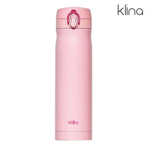 클리나 보온보냉 원터치 텀블러 500ml 펄/핑크