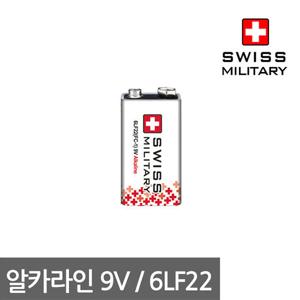 스위스밀리터리 알카 9V 건전지 6LF22(FC-1) 1알 비닐포장