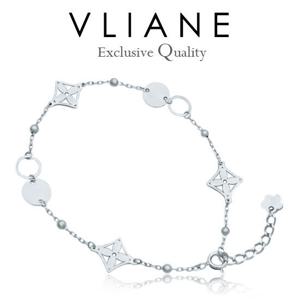 [브리앙] 14K 클로버 링크 팔찌 (금팔찌,여자선물,체인팔찌)