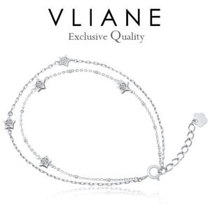 [브리앙] 14K 에뚜왈 두줄 팔찌 (금팔찌,여자선물,체인팔찌)