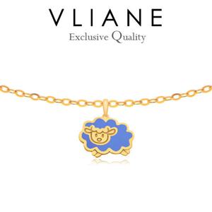 [브리앙] 14K 양띠 아기 목걸이 (미아방지,돌잔치,돌선물)