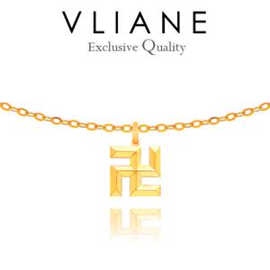 [브리앙] 18K 불심    목걸이 (불교,석가탄신일,만자)