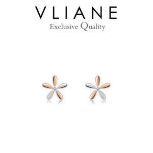 [브리앙] 18K 라프레리 다이아몬드 귀걸이 (금귀걸이,플라워)