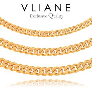 [브리앙] 18K 플렉스 커브체인 3.5mm 남자 목걸이 (금목걸이)