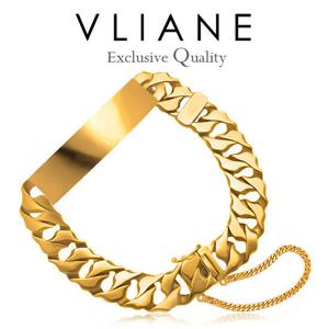 [브리앙] 18K 골드 스틱 남자 팔찌 (남자선물,금팔찌)