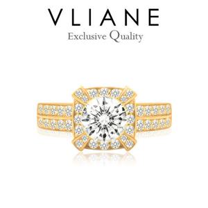 [브리앙] 18K 카타노 1캐럿 반지 (금반지,결혼기념일)