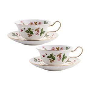 [웨지우드] 와일드스트로베리 홍차잔 2인조