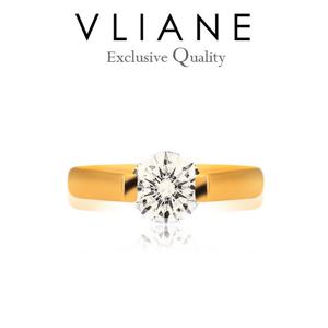 [브리앙] 18K 실루엣 1캐럿 반지 (금반지,결혼기념일,여자선물)