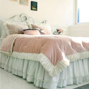 [미세스지니-맞춤침구] 플레인 모던 차렵이불 세트 Q/K (극세사