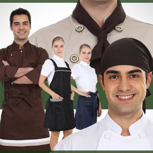 [티팜]유니폼OK 주방 분위기가 달라졌어요 SIMPLE 앞치마 조리복