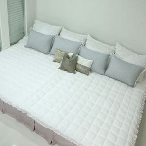 [맞춤패밀리침구] 여름 리플 패밀리침대 패드 220~320cm x 200cm
