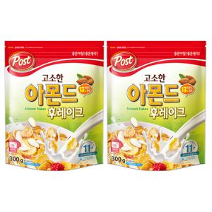 포스트 고소한 아몬드 후레이크 300g X 2개
