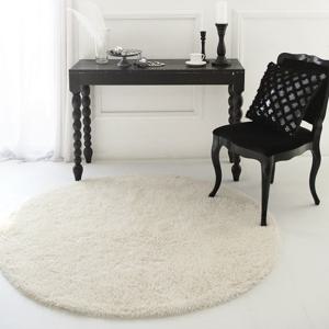 푸들 아이보리 원형러그(지름170cm)