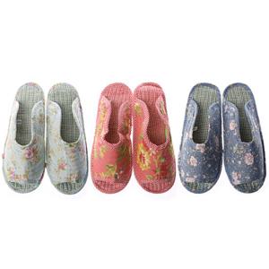 플라워체크 면실내화/거실화/슬리퍼/실내화/사무실슬리퍼