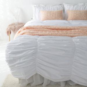 마들렌 셔링 침구셋트-화이트(킹 기본셋)