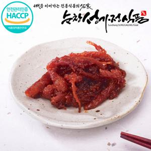 [담가, 순창성가정식품] 전통고추장으로 버무린 더덕장아찌1kg