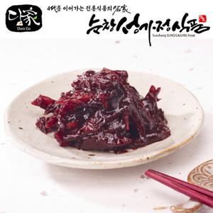 [담가, 순창성가정식품] 전통고추장으로 버무린 굴비장아찌1kg
