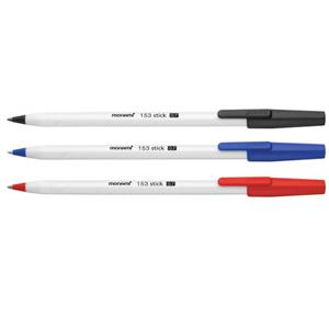 153 Stick 볼펜 적 1.0 12자루 모나미