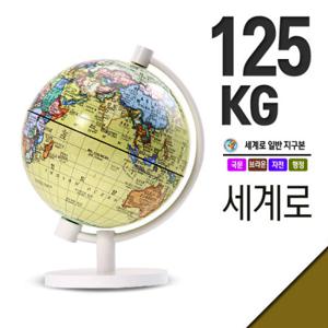 세계로/소형 행정 지구본 125-KG(지름12.5cm)
