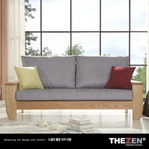 [더젠] 세비아101 고급원목 패브릭 3인용소파(3인용)