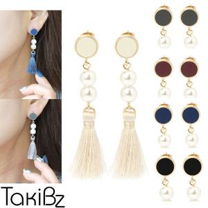 [타키비즈] 리온펄 테슬 귀걸이