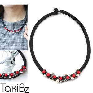 [타키비즈] 한율 산호 실크목걸이