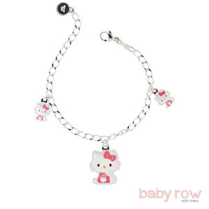 [베이비로우]헬로키티 실버 미아방지 팔찌_RSB0056