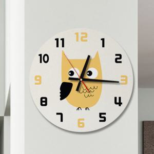 [꾸밈] cm422-행복한부엉이_인테리어벽시계