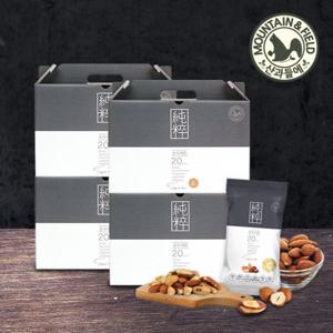 [산과들에] 프리미엄 한줌견과 순수가온 30봉x4개 선물세트 (총 120봉)