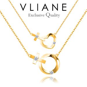 [브리앙] 18K 헤리티지 커플 목걸이 (금목걸이,커플링)