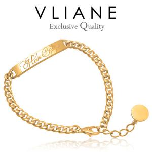 [브리앙] 18K 러브 베이비 스틱 아기 팔찌 (미아방지,돌잡이)