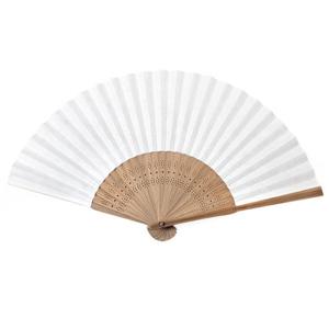 [박씨상방] 종이 색지 접부채 (베이지백색)